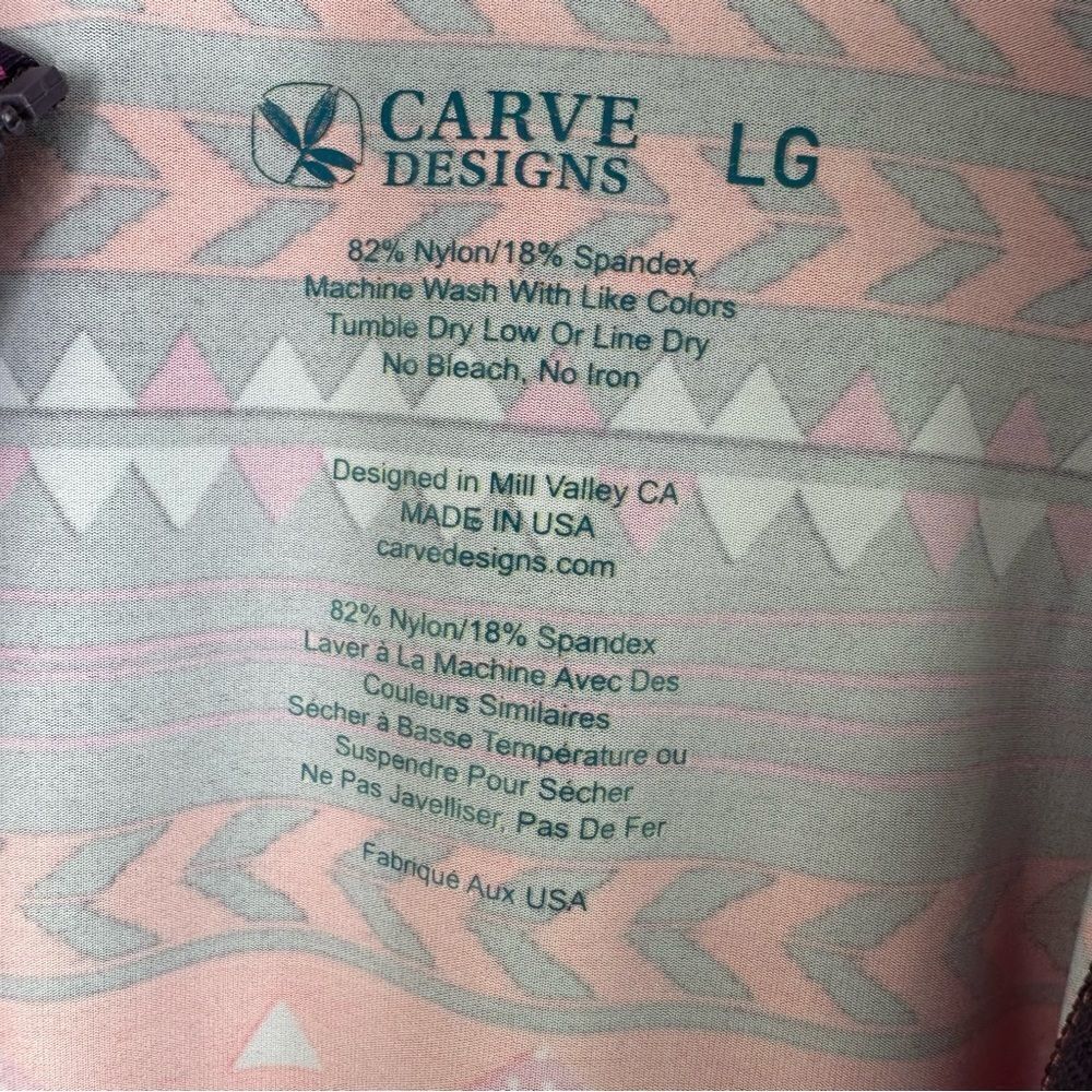 Carve Designs Vibrant Pink and Purple Coverup - Picture 4 of 8